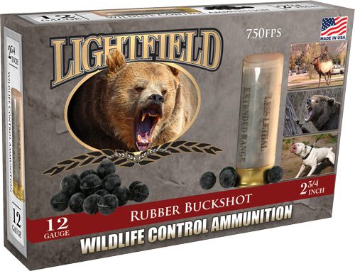 Lightfield 12GA 2.75in 21-Ball Rubber Buckshot 5RD 10BX/CS