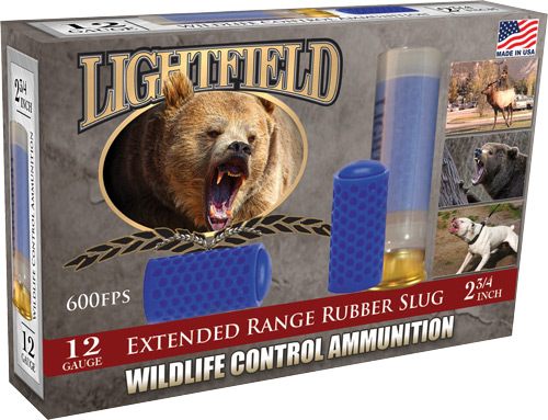 Lightfield 12GA 2.75in X-Range Rubber Slug 5RD 10BX/CS