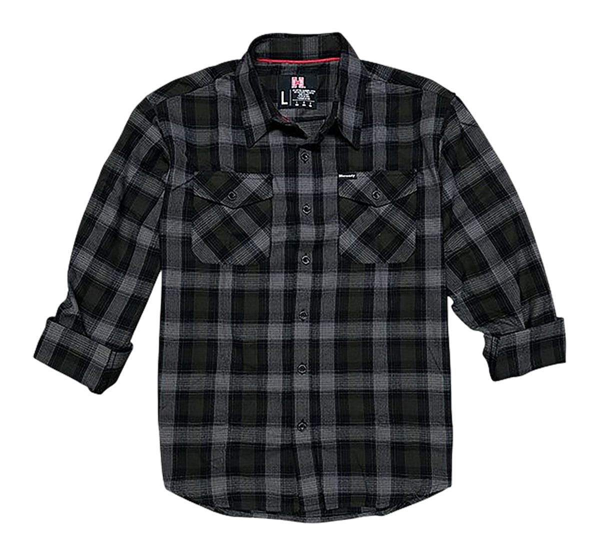 Horizon Design Hornady Gear 32216 Flannel Shirt 3XL Olive/Black/Gray, Cotto