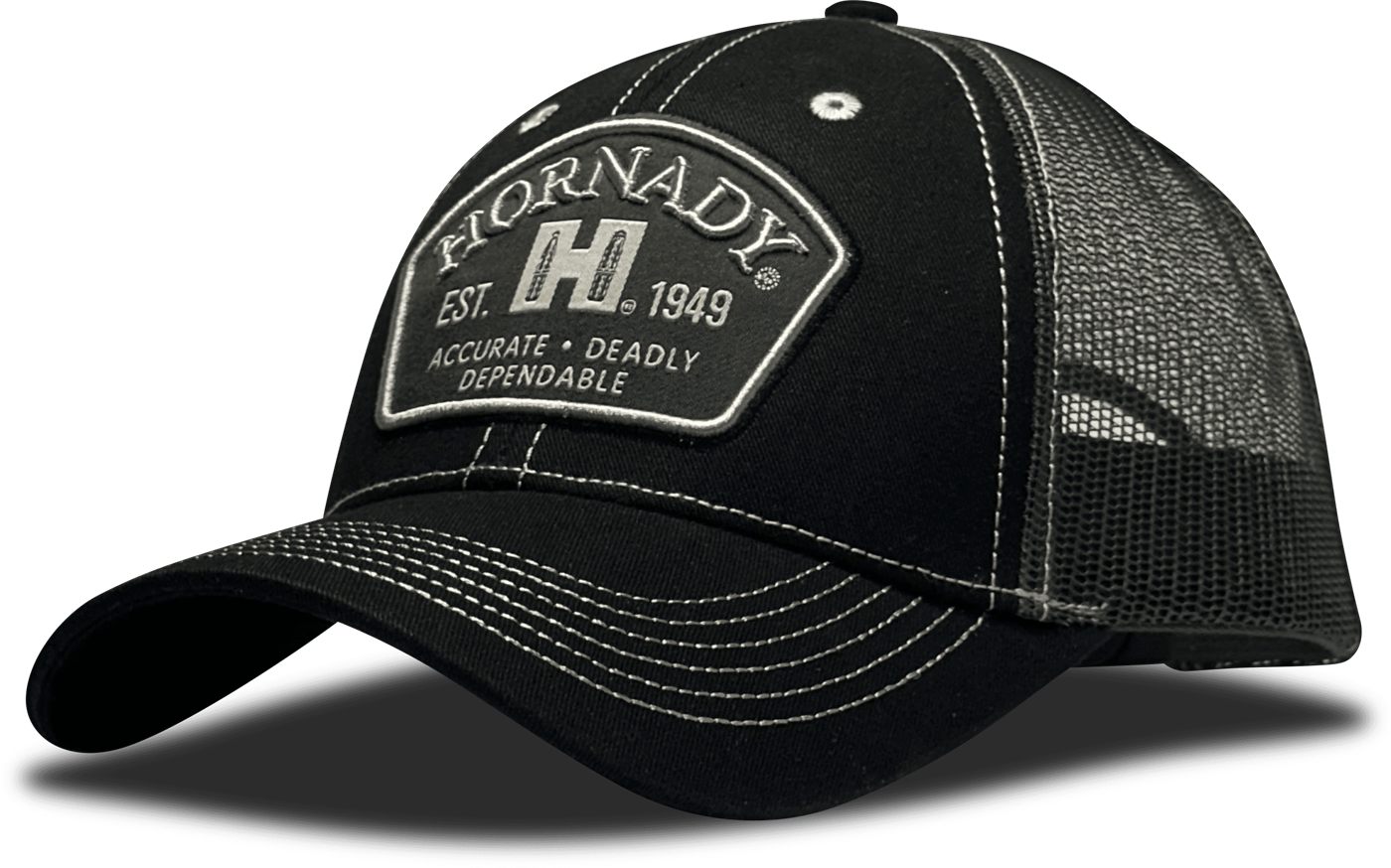 Horizon Design Hornady Gear 32790 Trucker Black Patch