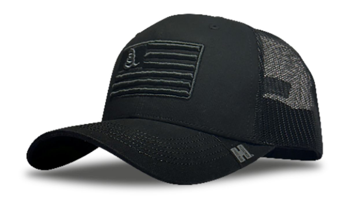 Horizon Design Hornady Gear 33290 Trucker Black Gadsden Flag