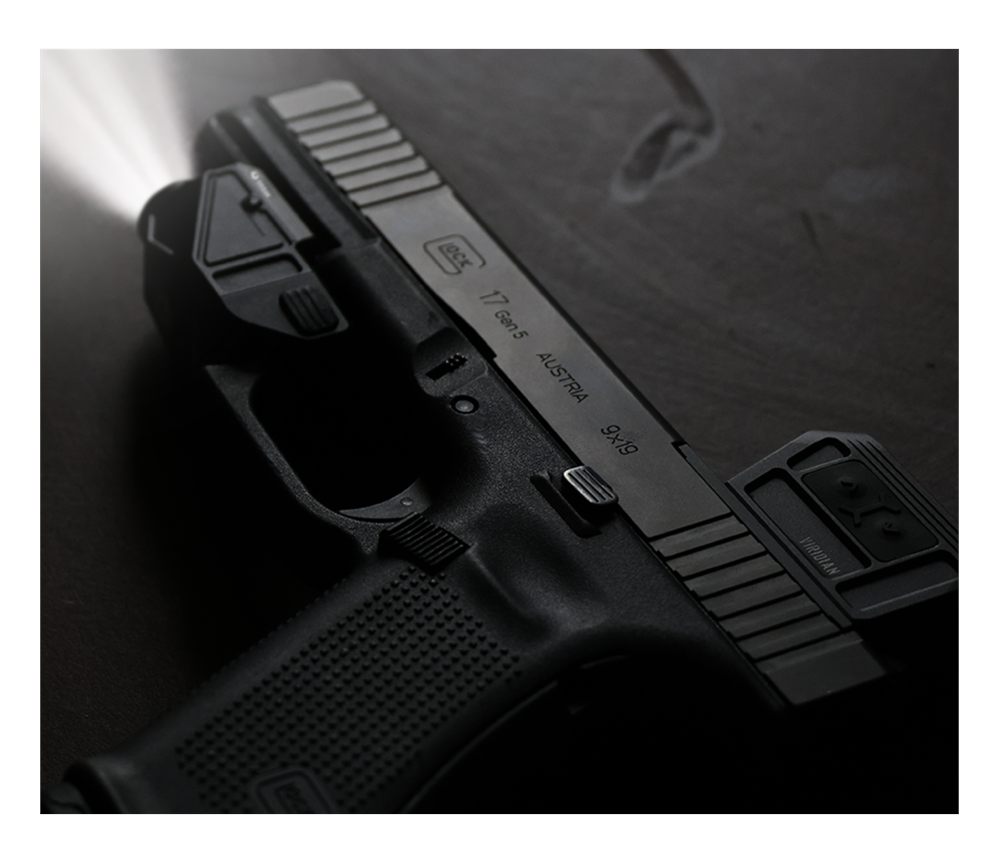 Viridian Green Lasers 9300040 CTL for Glock with SAFECharge C Series Black view 3