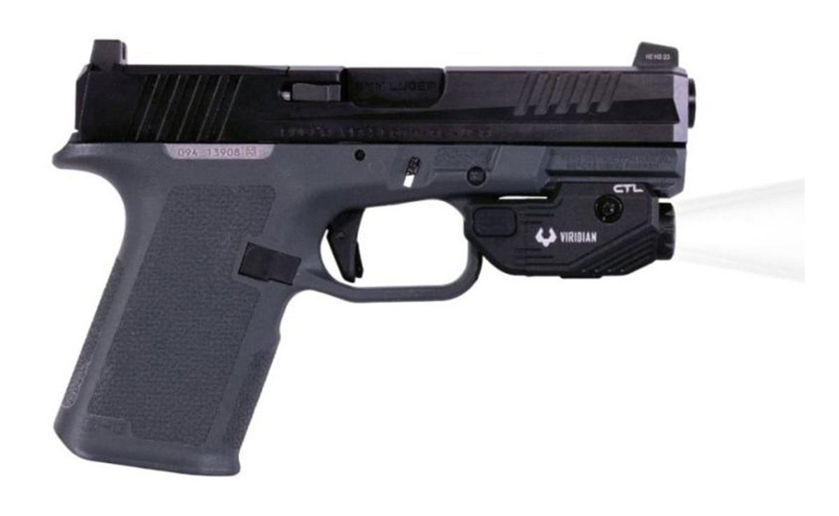 Viridian Green Laser 9300043 CTL Custom for Ruger RXM Black Aluminum/Polyme view 2
