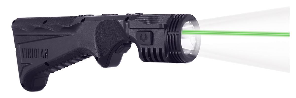 Viridian Green Lasers 9120090 4LUX 2K Grip Light with Black 2000 Lumens Whi