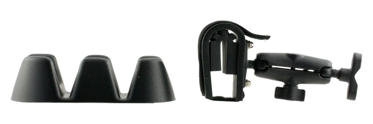 Rugged Gear 15502 Swing Arm Holder  Black Metal