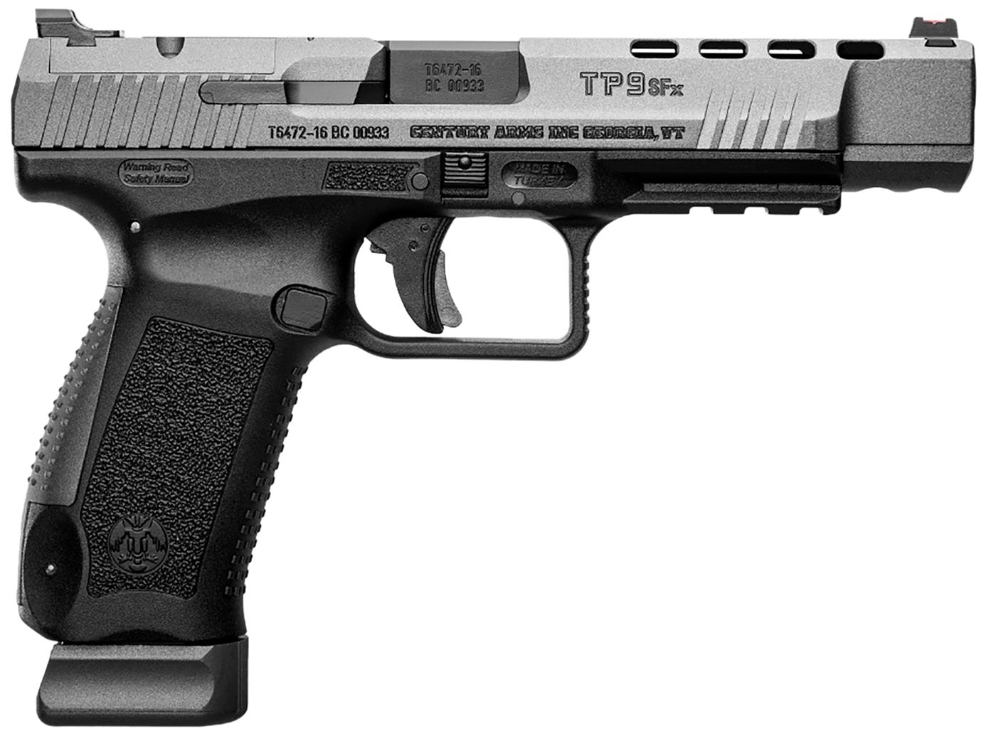 Canik HG4192GN TP9 SFx 9mm Luger 10+1 5.20in Tungsten Gray Match Grade Barr