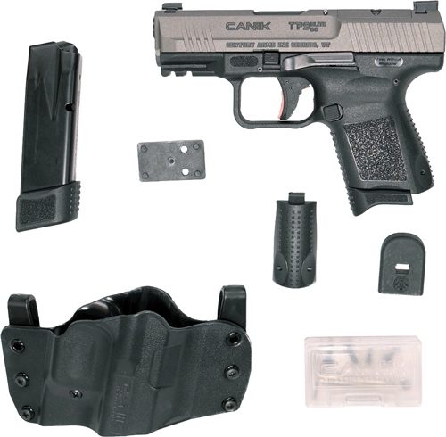 Canik HG5610TN TP9 Elite Subcompact 9mm Luger 3.60in 15+1,12+1 Black with O view 2