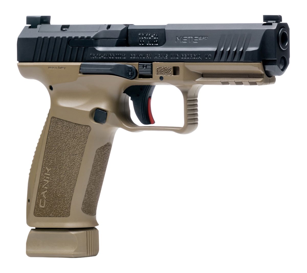 Canik HG5636N Mete SFT Full Size 9mm Luger 20+1/18+1, 4.46in Black Match Gr