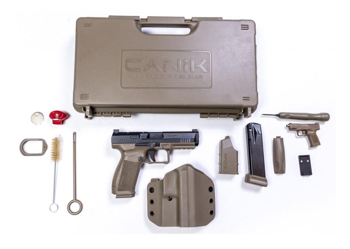 Canik HG5636N Mete SFT Full Size 9mm Luger 20+1/18+1, 4.46in Black Match Gr view 3