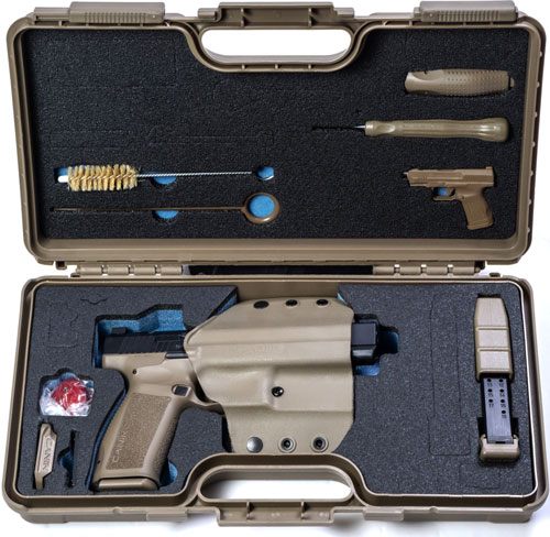 Canik HG5636N Mete SFT Full Size 9mm Luger 20+1/18+1, 4.46in Black Match Gr view 5