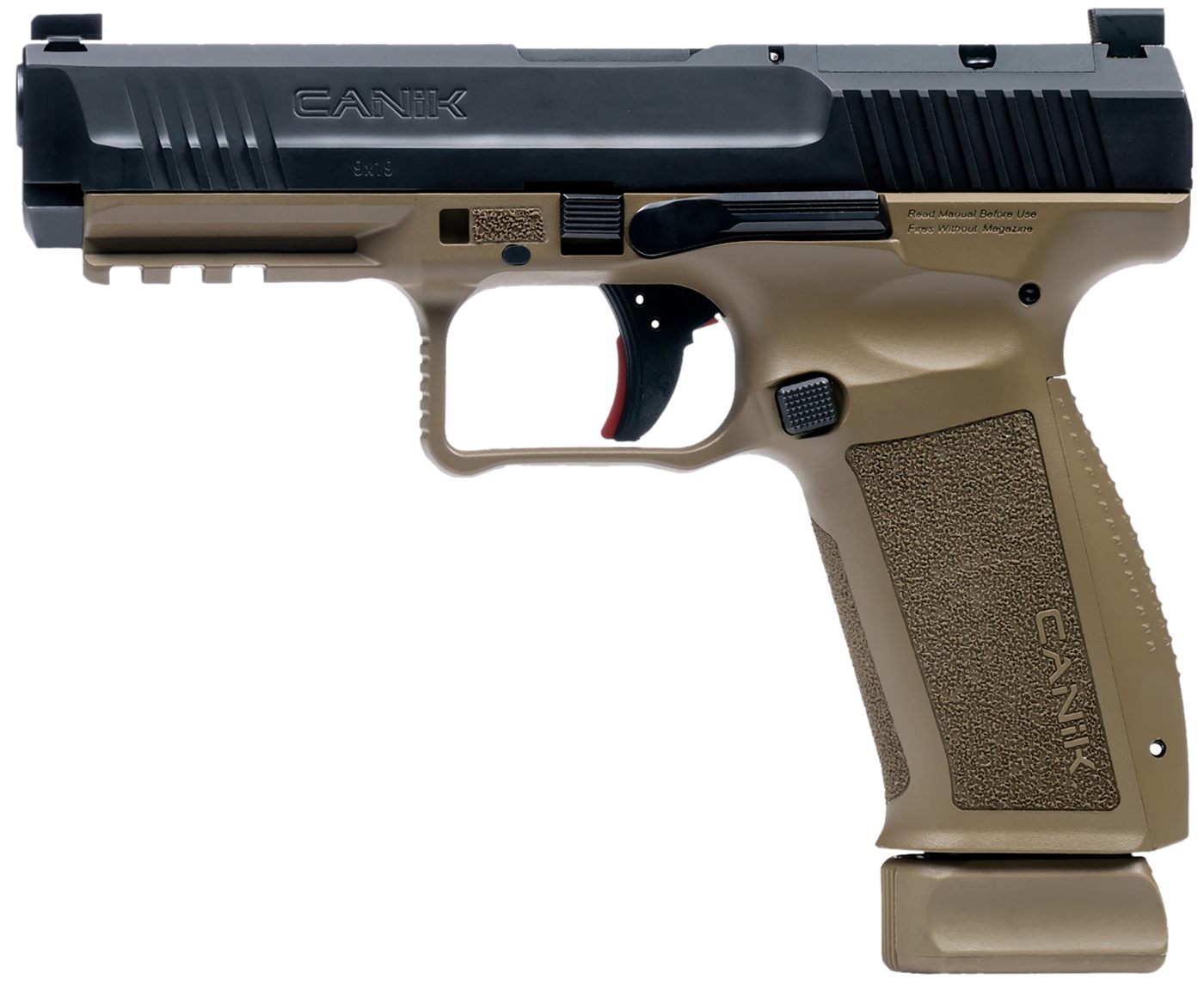 Canik HG6652N Mete SFT 9mm Luger 10+1 4.46in Black Nitride Steel Barrel, Ce