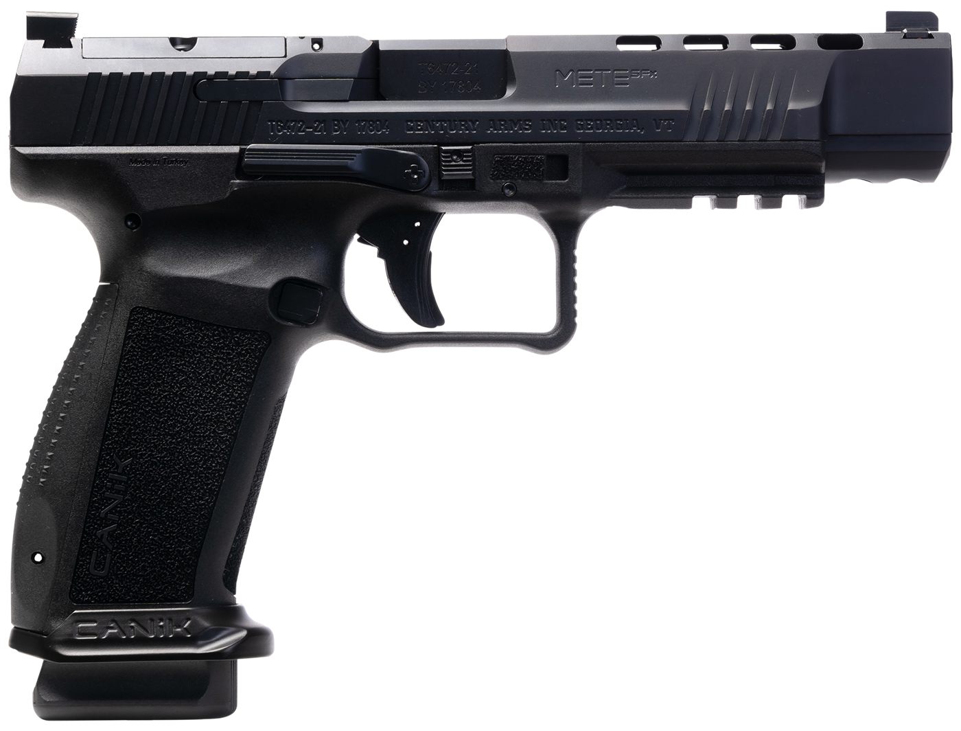 Canik HG6825N Mete SFx 9mm Luger 10+1 5.20in Black Nitride Match Grade Barr