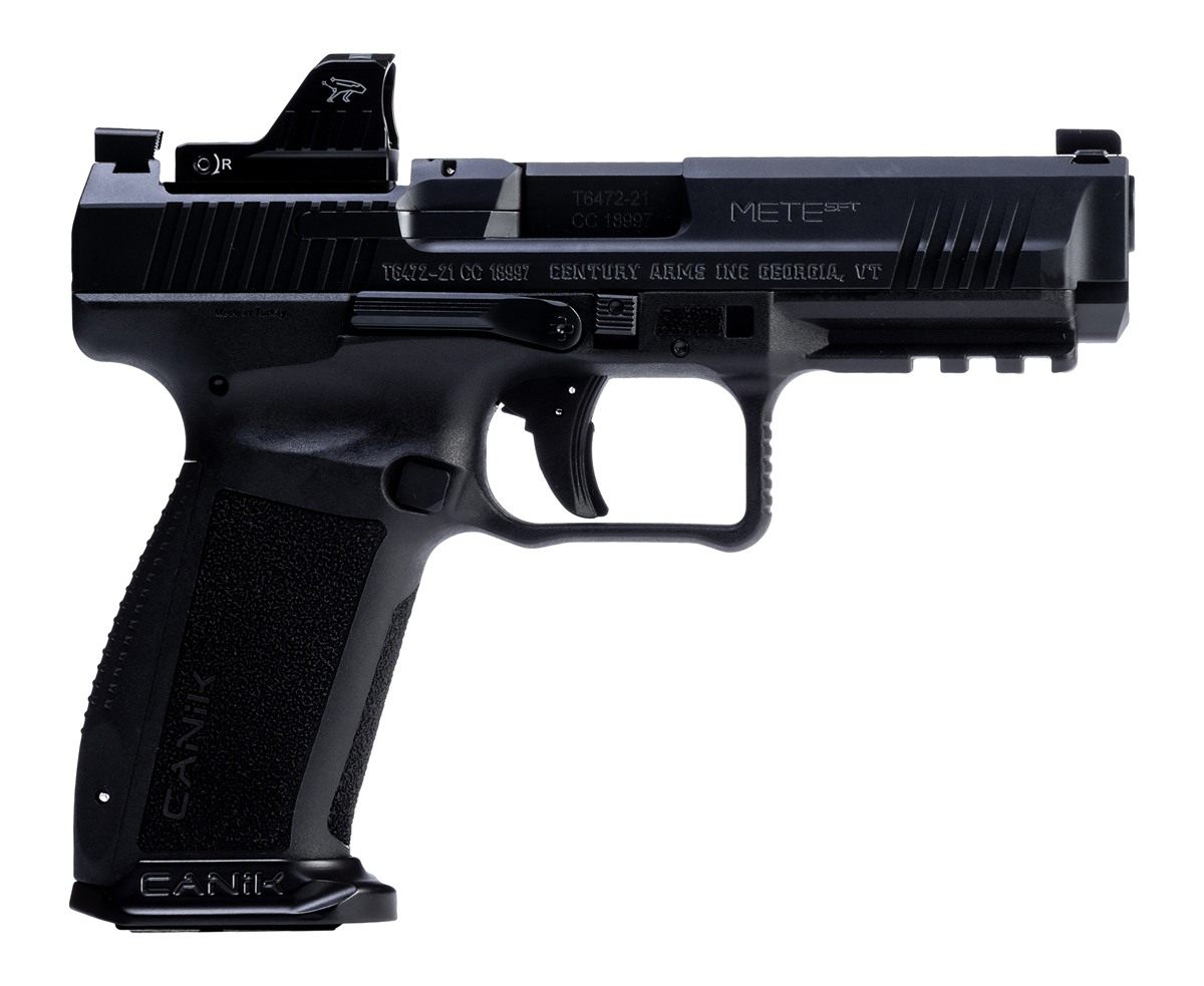 Canik Century Mete Sft 9mm Pstl Black W/ Mecanik M01 Optic, 1-18rd 1-20rd