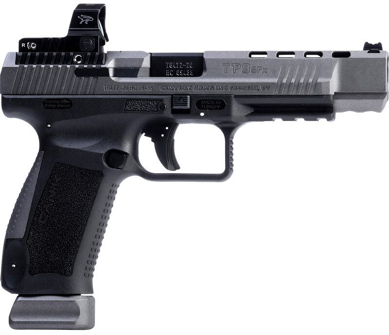 Century Arms Canik Tp9sfx Tungsten 9mm Pstl W/ Mecanik Mo2 Optic 2-20rd Mag view 2