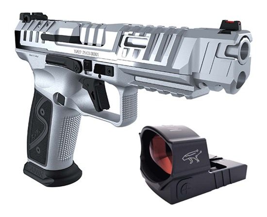 Canik SFx Rival-S Chrome Handgun 9mm Luger 18rd Magazines (2) 5in Barrel wi view 3