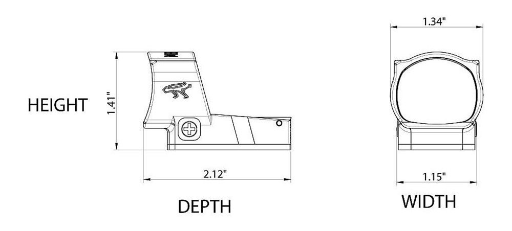 Century Arms PACN1103 Mecanik M03 Competition Reflex Sight Black Anodized 1 view 6