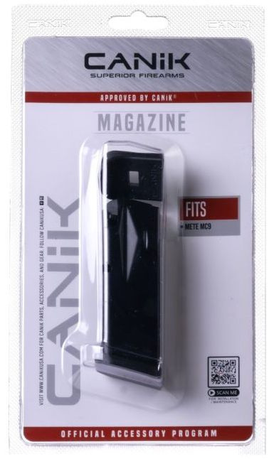 Canik Mete MC9 Handgun Magazine with Grip Extension Black 9mm Luger 12/rd view 2