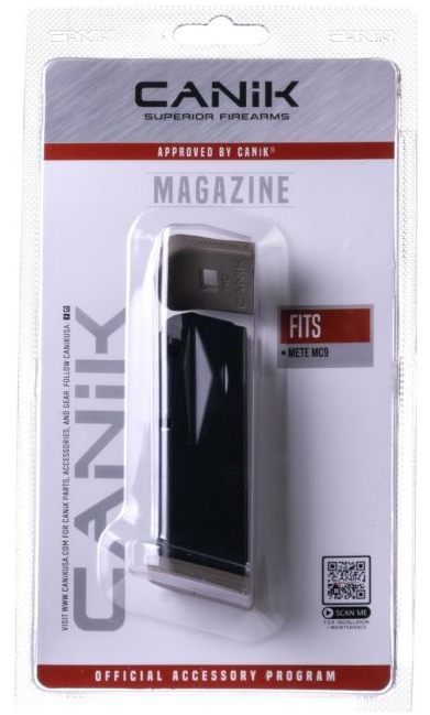 Canik Mete MC9 Handgun Magazine with Grip Extension FDE 9mm Luger 12/rd view 2