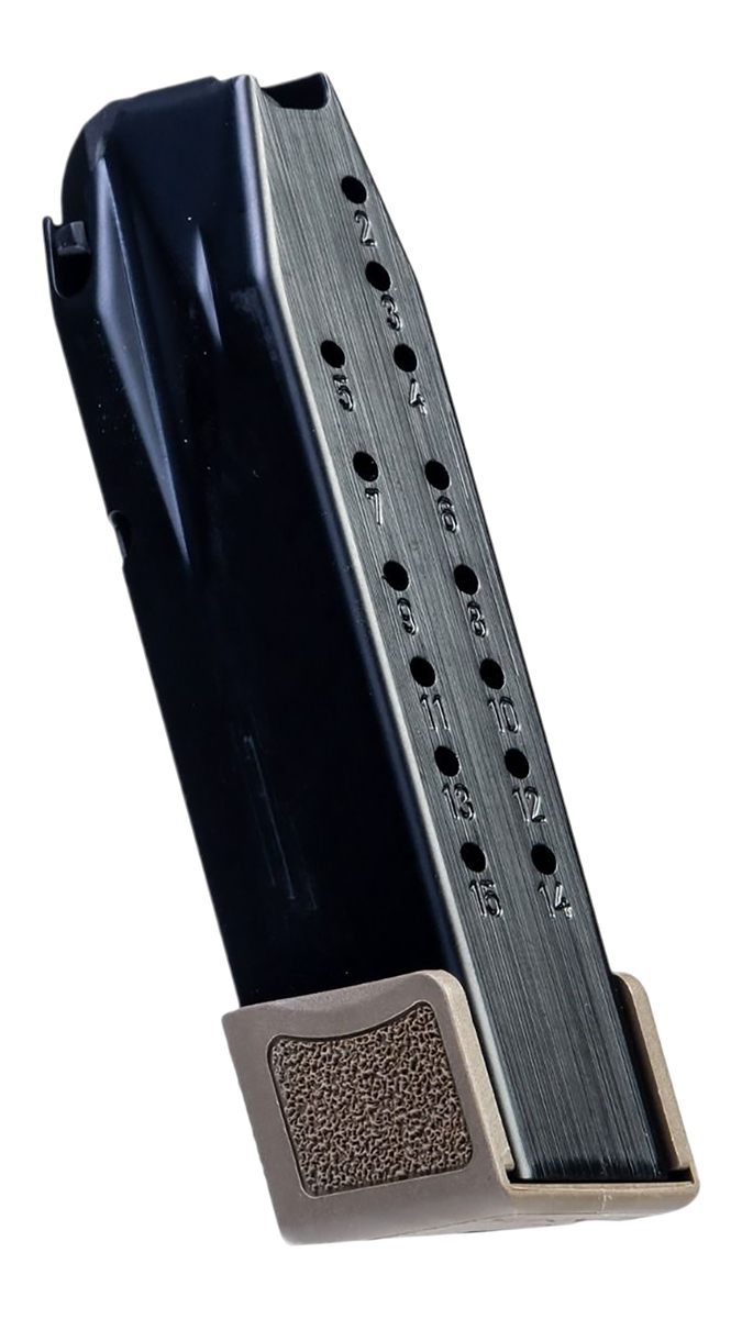 Canik Mete MC9 Handgun Magazine with Grip Extension FDE 9mm Luger 15/rd