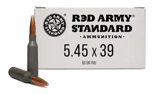 Century Arms Red Army Standard Rifle Ammunition 5.45x39 60gr FMJ Lead Core view 2