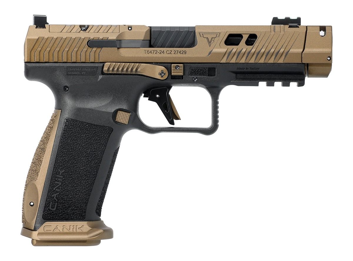 Canik HG7864N TTI Combat Full Size 9mm Luger 10+1 4.60in Black Nitride Flut