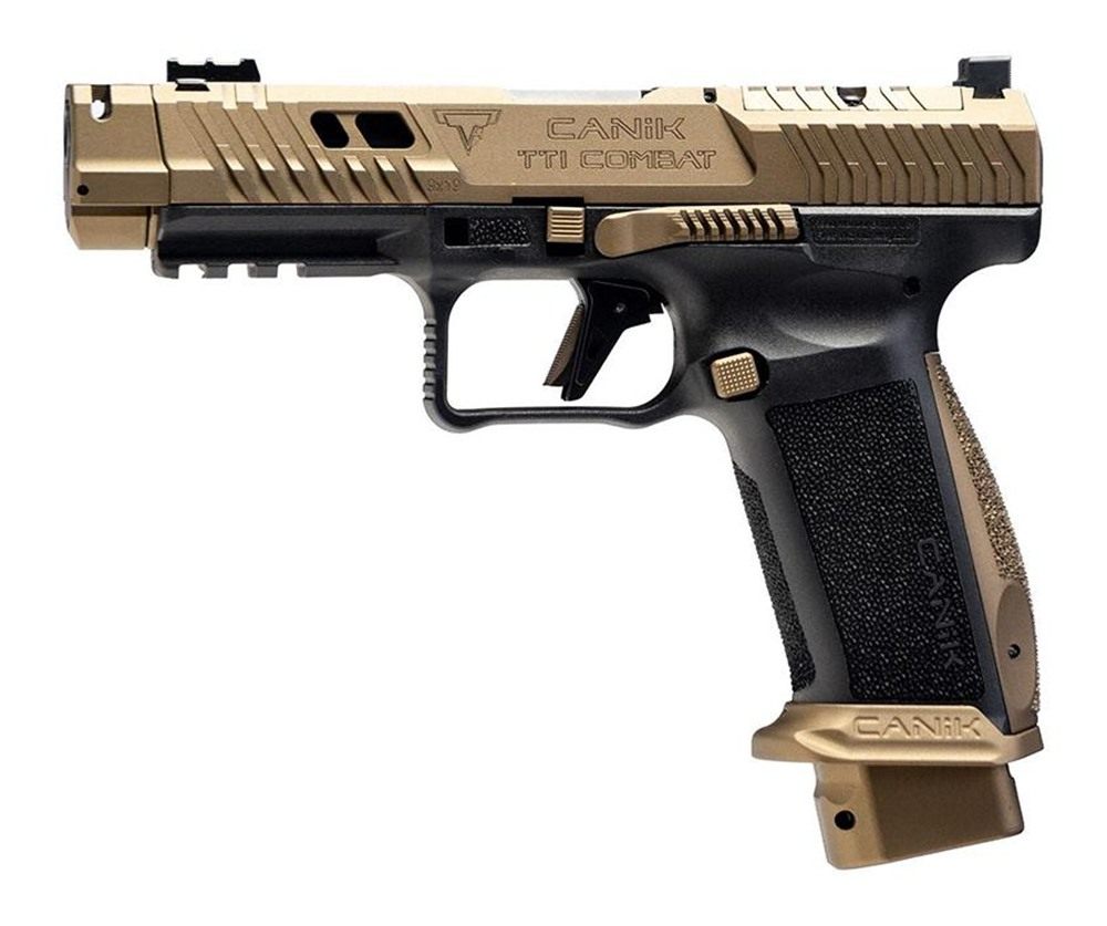 Canik HG7864N TTI Combat Full Size 9mm Luger 10+1 4.60in Black Nitride Flut view 3