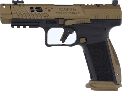Canik HG7864N TTI Combat Full Size 9mm Luger 10+1 4.60in Black Nitride Flut view 4