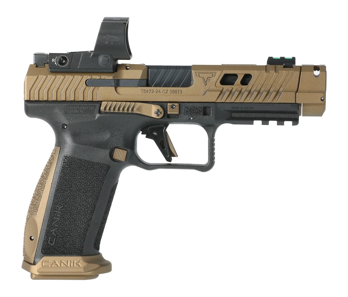 Canik TTI Combat Handgun 9mm Luger 18rd Magazines (2) 4.6in Barrel Black an view 2