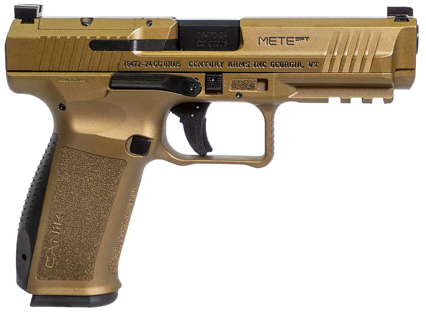 Canik Mete SFT 9MM 4.46in BBL OR FS 1-18/1-20 Burnt Bronze