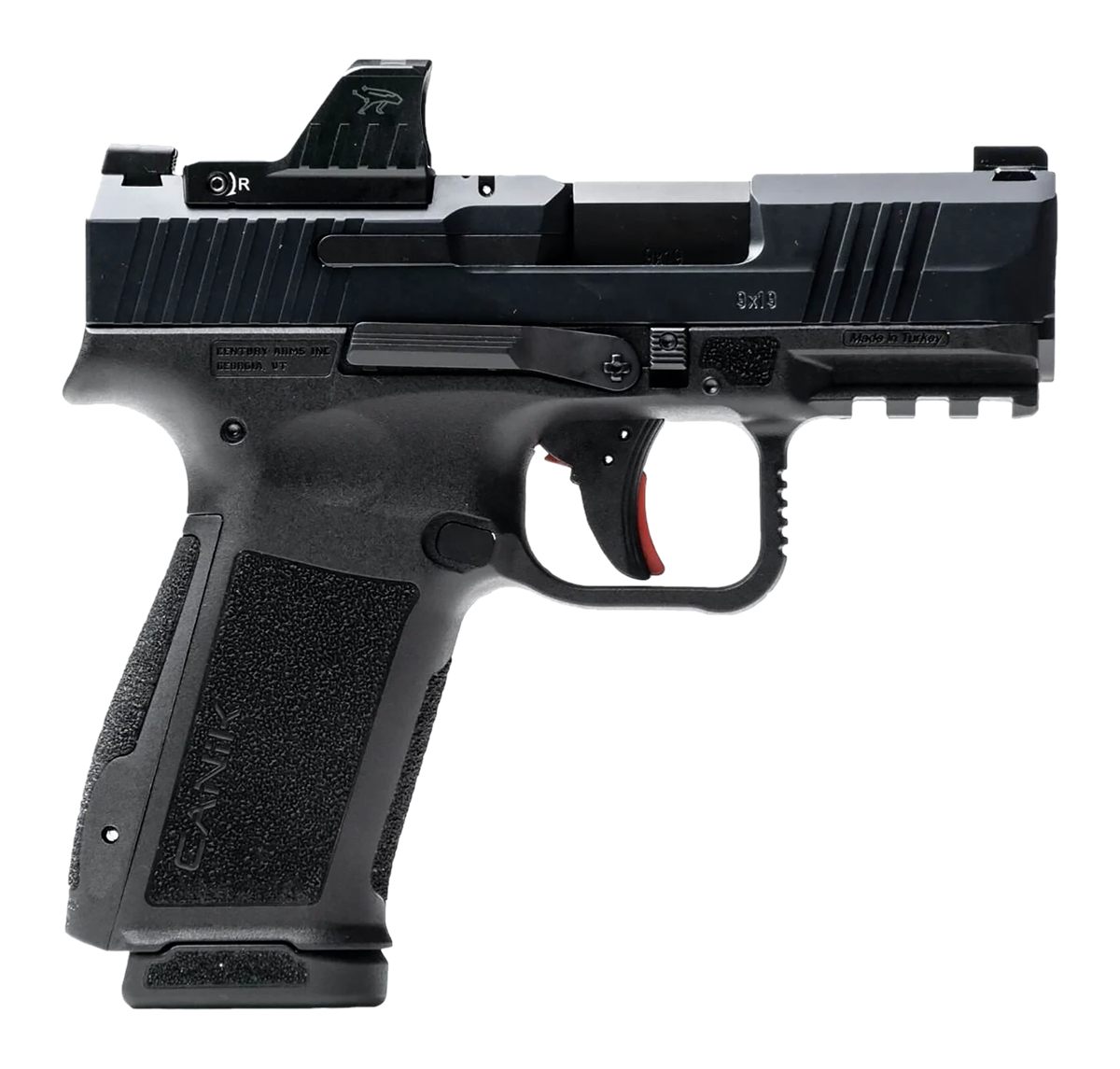 Century Arms Canik HG7882VN Mete MC9L w/Optic 17+1 9mm Luger Black Sub-Comp