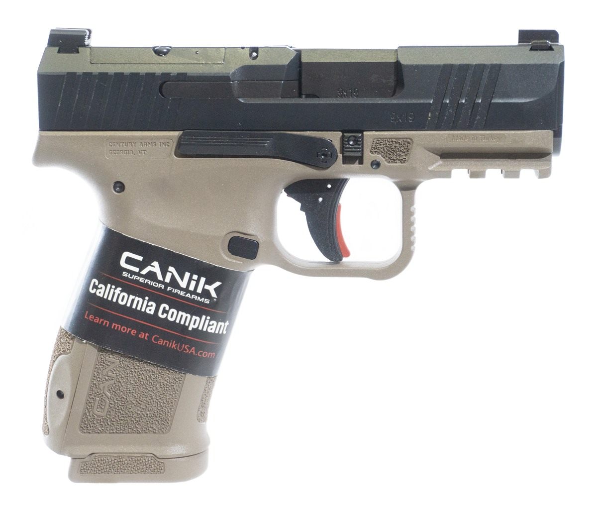 Century Arms Canik HG7884CABD-N Mete MC9L Compliant 9mm Luger 10+1 3.18in B