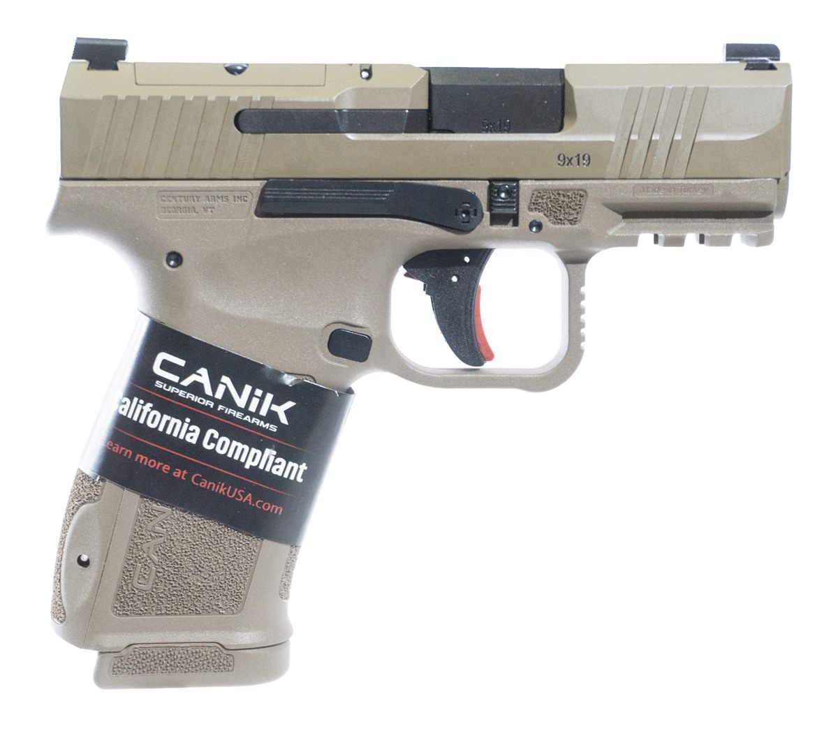 Century Arms Canik HG7884CAD-N Mete MC9L Compliant 9mm Luger 10+1 3.18in Bl