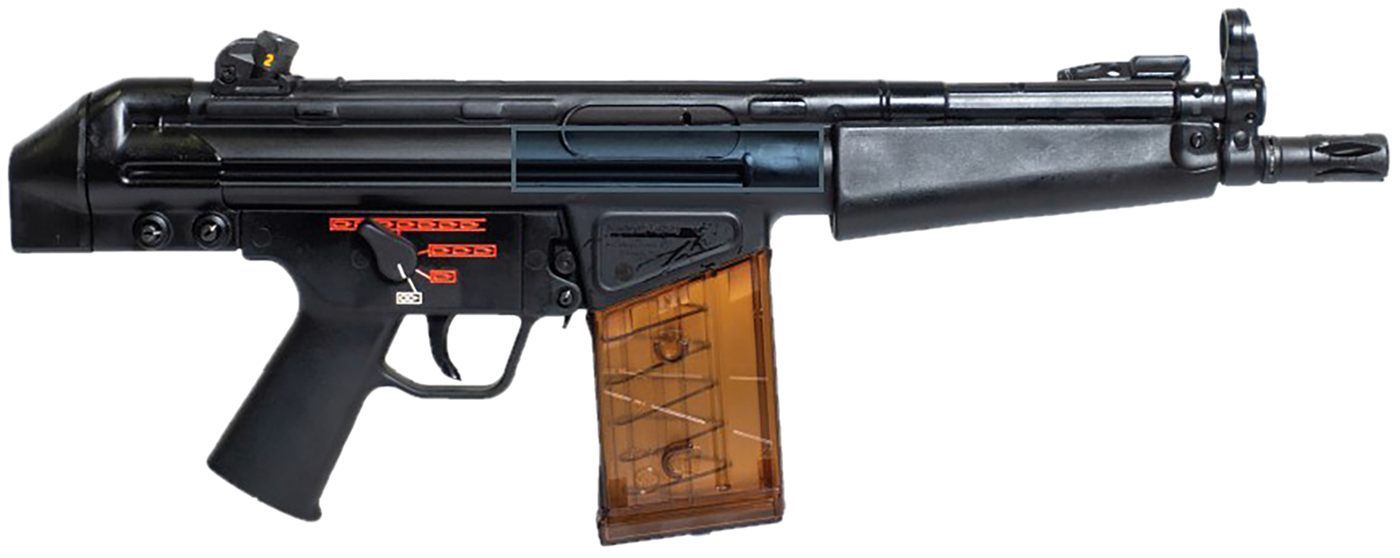 Century Arms HG7887N AP51 PDW 7.62x51 20+1 8.30in Black Steel Barrel, Stamp