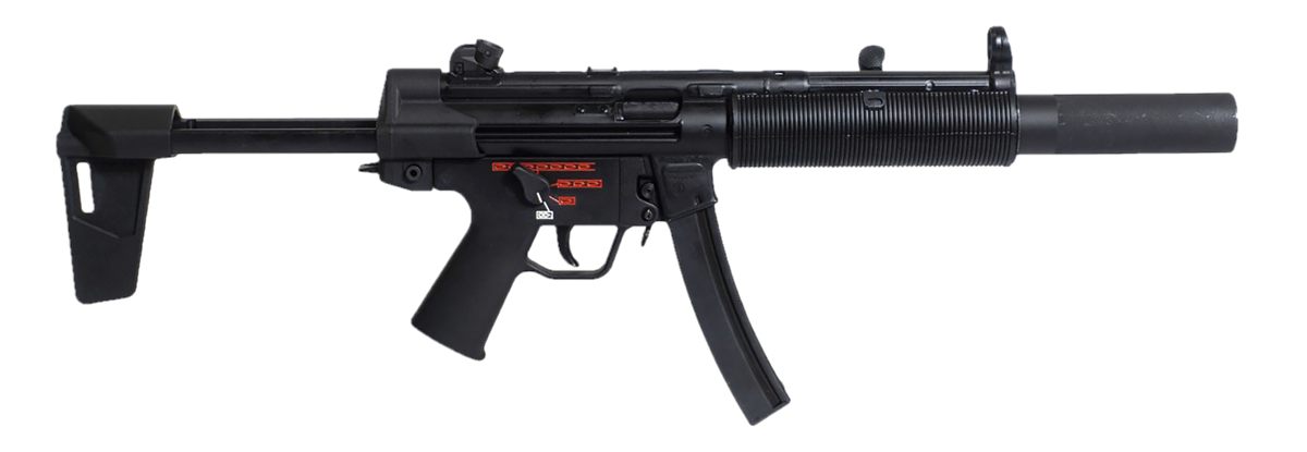 Century Arms AP5-SD Pistol 9mm Luger 30rd Magazines (2) 5.75in 1/2x28 Threa