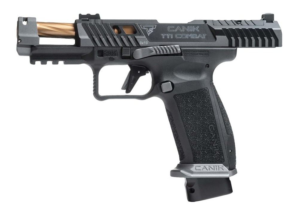 Century Arms Canik TTI Combat Handgun 9mm Luger 18rd Magazines (2) 4.6in Po view 4