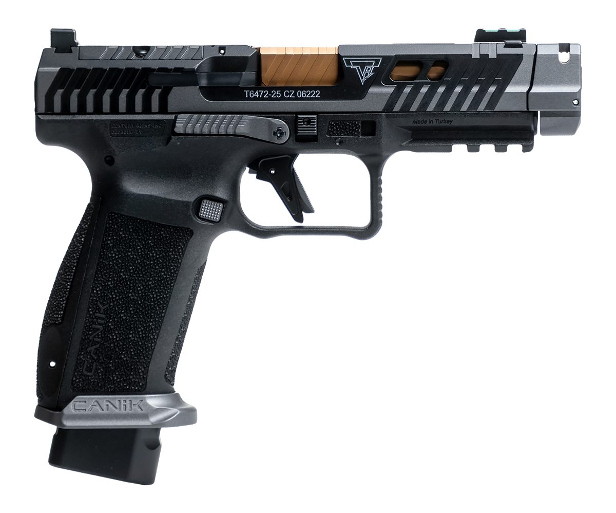 Canik TTI Combat Handgun 9mm Luger 18rd Magazines (2) 4.6in Barrel Smoke wi