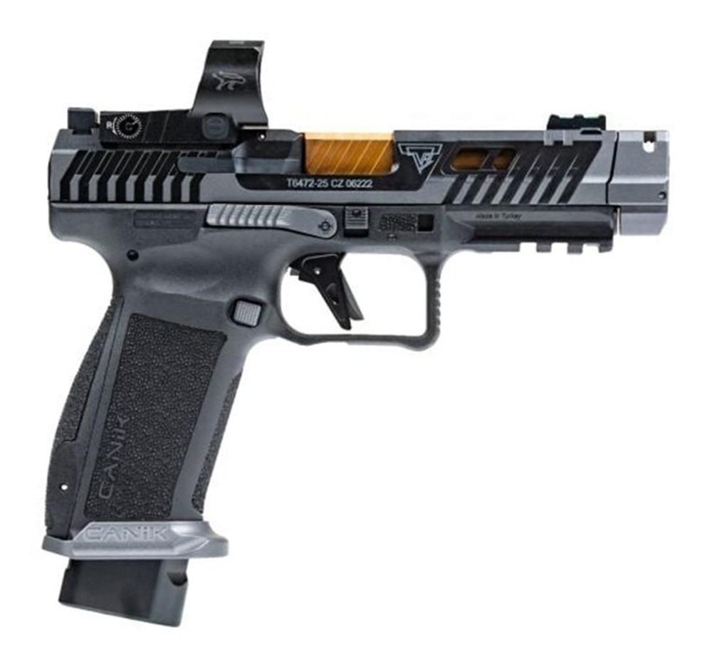 Canik TTI Combat Handgun 9mm Luger 18rd Magazines (2) 4.6in Barrel Smoke wi view 3