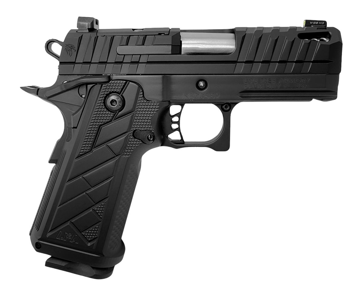 Live Free Armory HG8645-N Apollo 11 V2 Sub-Compact 9mm Luger 18+1 3.35in St
