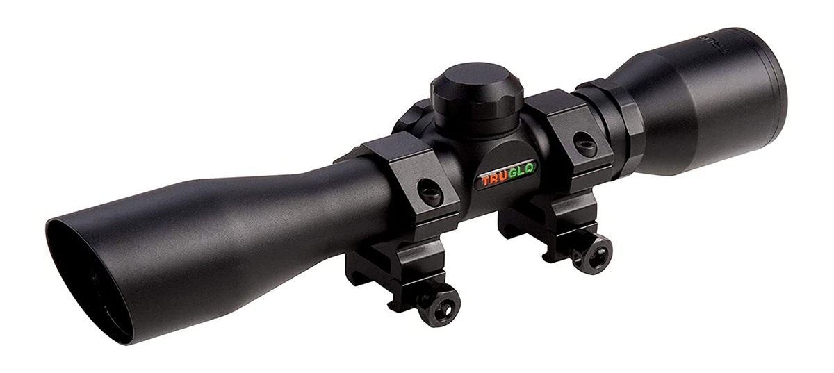 TruGlo Crossbow 4X32 Scope with Rings, Black - TG8504B3 view 2