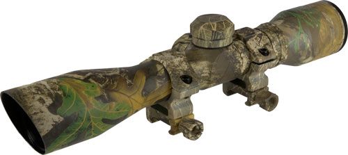 Truglo 4x32mm Compact Crossbow Scope with Weaver Style Rings - Reticle Camo view 3