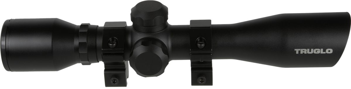 TRUGLO Compact 4x32mm Duplex Reticle Black Riflescope (TG8504BR) view 2
