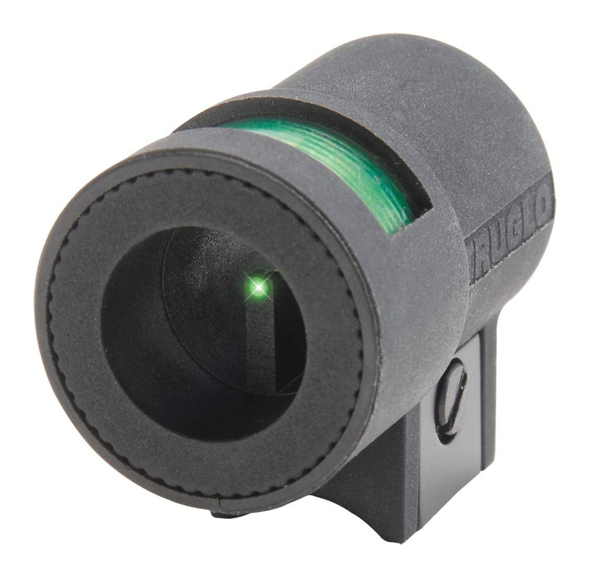 Truglo Airgun Globe Fiber Optic Front Sight with Black Polymer Housing Univ view 2