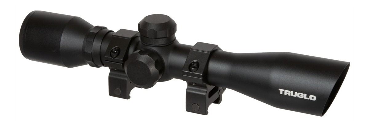 TRUGLO Compact 4x32mm Diamond Ballistic Reticle Black Riflescope (TG8504BD)