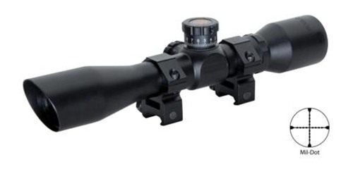 TRUGLO TRU-BRITE Xtreme 4 X 32mm Compact Rifle Scope, Black view 3