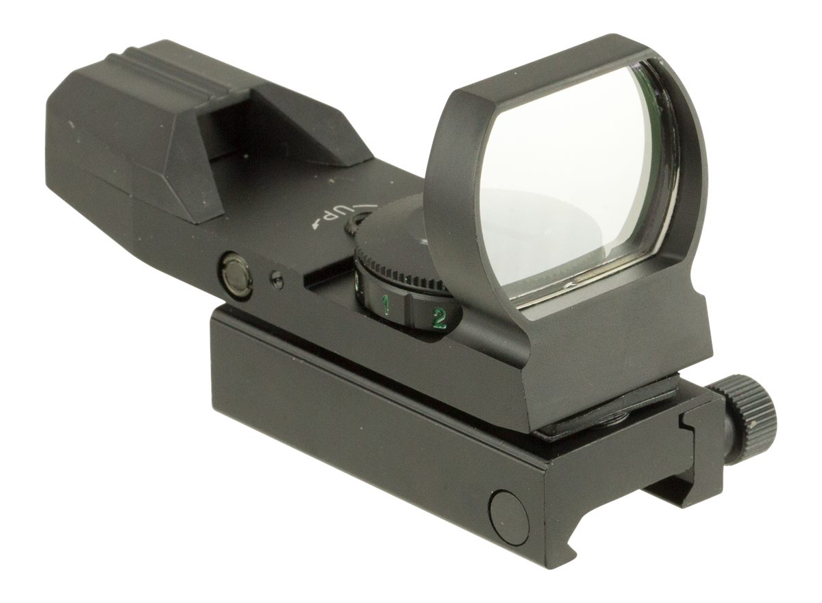 Truglo TG-8370B Open Dot Sight Black Anodized 1x 34mm 5 MOA Dual (Red/Green