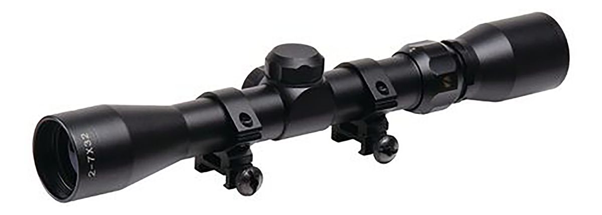 TRUGLO Trushot 2-7x32mm Duplex Reticle Black Riflescope (TG852732B)