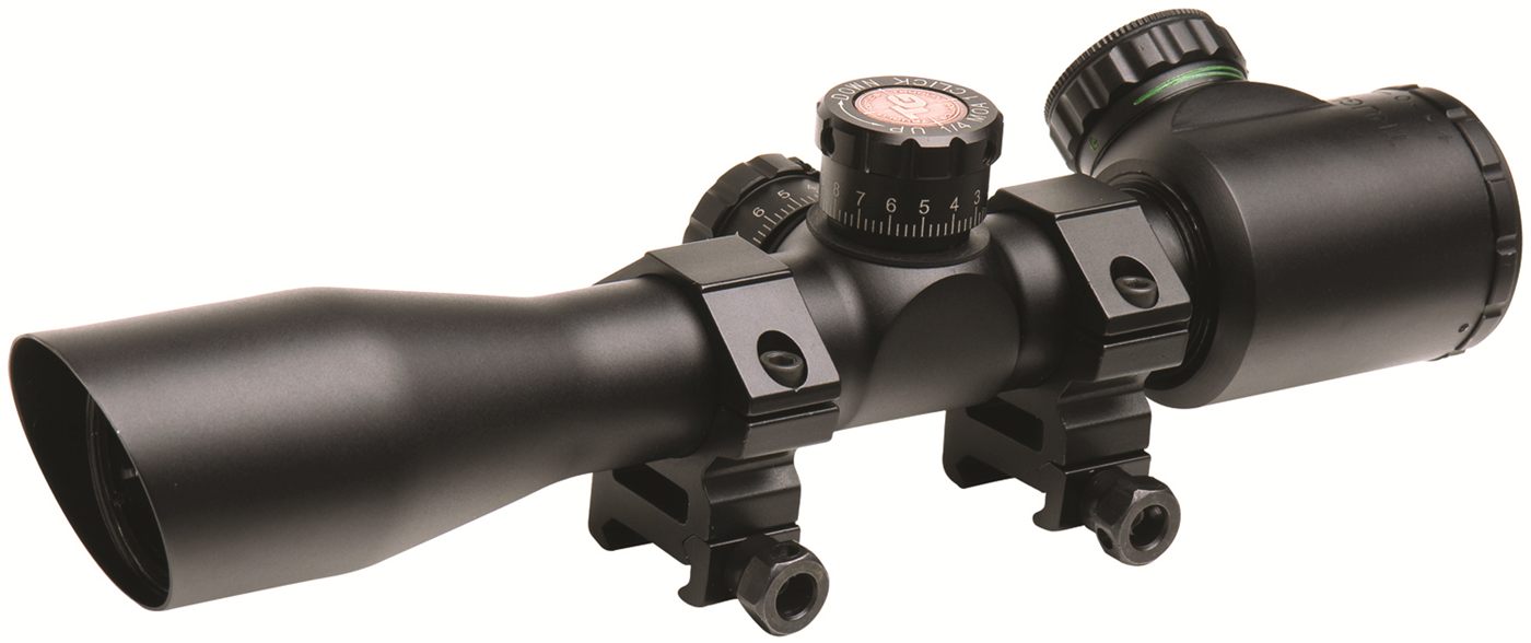 Truglo Tru-Brite Extreme Tactical Compact Rifle Scope with Rings - 4x32mm D