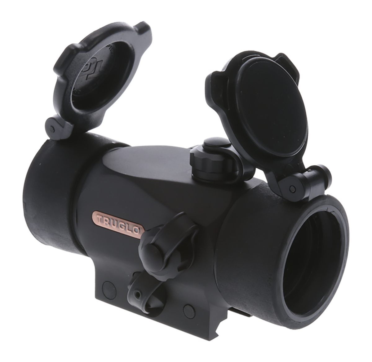 Truglo TG-TG8230B Triton Black Anodized 1x 30mm 5 MOA Illuminated Tri-Color