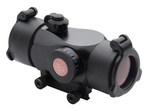 Truglo TG-TG8230B Triton Black Anodized 1x 30mm 5 MOA Illuminated Tri-Color view 2
