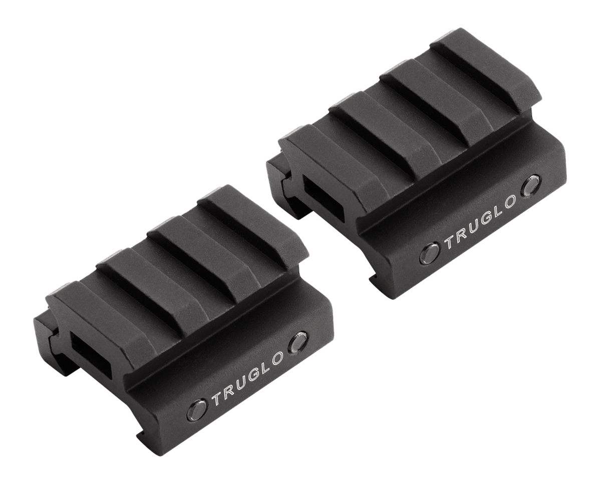 Truglo unisex adult 2-Piece Riser MNT Picatinny 1 2 PCS, Multi, 1.36 inches view 2